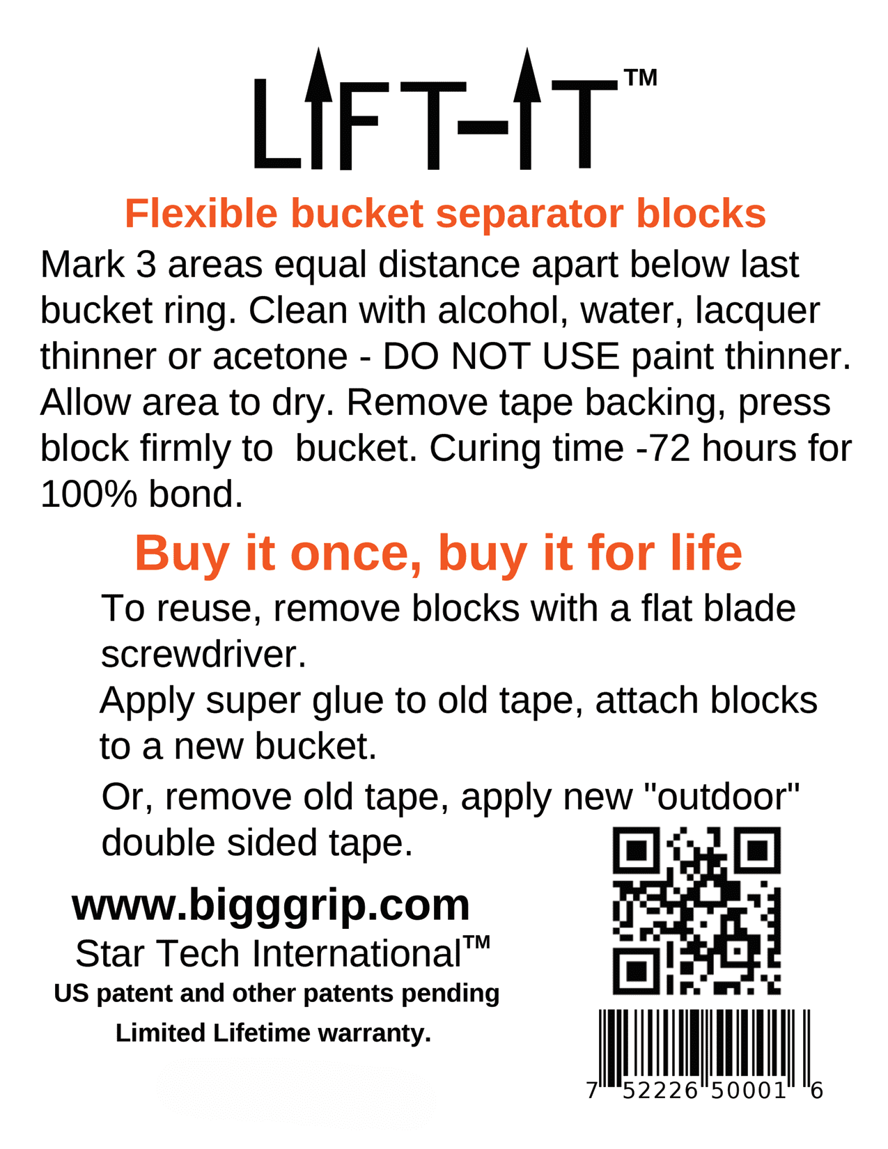 Lift-It instruction card for package for online sales (3) Bigg Gripp Lift it